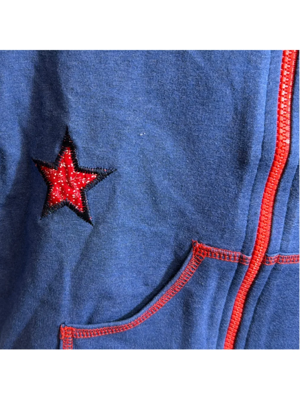 Girls Hoodie and Pants Matching Set Flare Leg French Terry Patchwork Star 6x